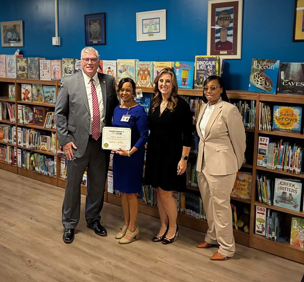 SHERIFF JOINS SUPERINTENDENT OF EDUCATION AT WES