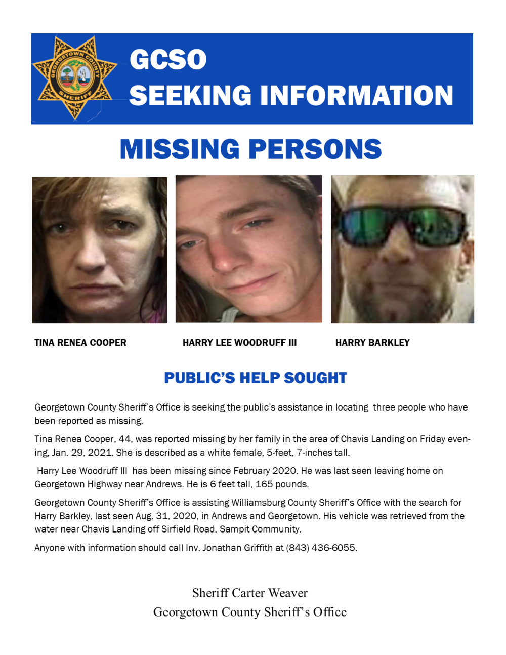 Missing persons